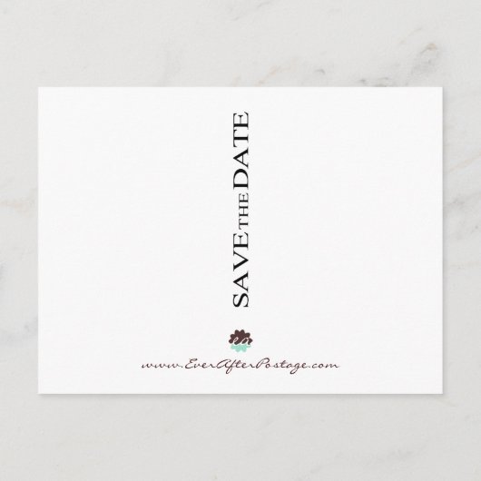 Carte Postale Faire-part Gay-tini | Enregistrer la date (Dos)