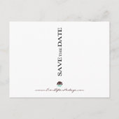 Carte Postale Faire-part Gay-tini | Sauvegarder la date (Dos)