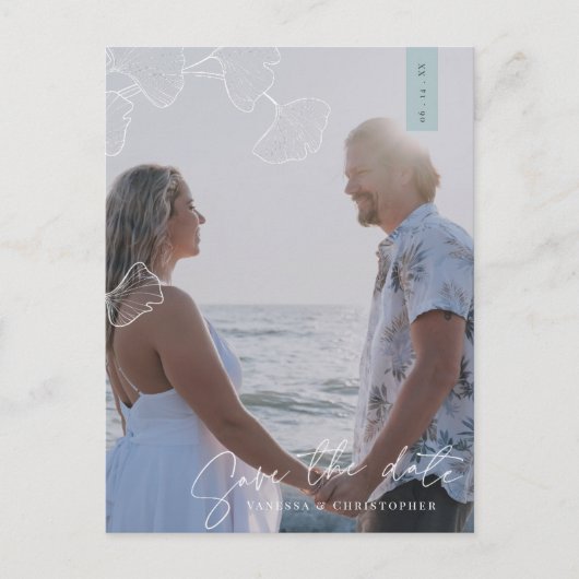 Carte postale Faire-part Ginkgo Biloba (Devant)