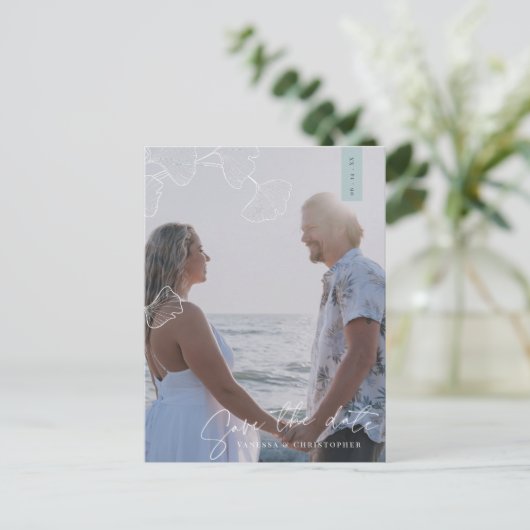 Carte postale Faire-part Ginkgo Biloba (Debout devant)