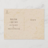 Carte Postale Faire-part Girafes de safari africain & arbre Save The Date (Dos)