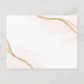 Carte Postale Faire-part Gold 50th Anniversary Gliter The Date Calendar (Dos)