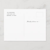 Carte Postale Faire-part Gold Tassel & Casquette 2 Diplôme photo (Dos)