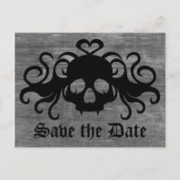 Gothique sauver la date évanoui crâne vampire
