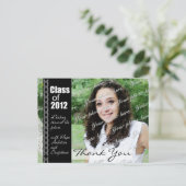 Carte Postale Faire-part Graduation 2012/ Photo (Debout devant)