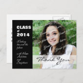Carte Postale Faire-part Graduation 2014 Photo (Devant / Derrière)