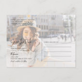 Carte Postale Faire-part Graduation 2025 Enregistrer la date Grad Photo (Dos)