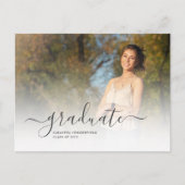 Carte Postale Faire-part Graduation 2025 Photos Modernes Grad (Devant)