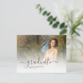 Carte Postale Faire-part Graduation 2025 Photos Modernes Grad (Debout devant)