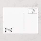 Carte Postale Faire-part Graduation vintage (Dos)