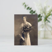 Carte Postale Faire-part Graduation vintage (Debout devant)