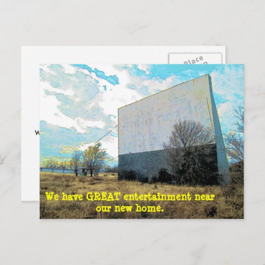 Carte Postale Faire-part Grand Divertissement à proximité - Drôle changemen (Devant / Derrière)