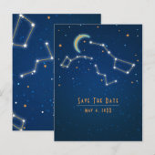 Carte Postale Faire-part Grande Ourse Constellation Observation des étoiles (Devant / Derrière)