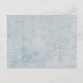 Carte Postale Faire-part grange rustique mariage campagnard marguerite enre (Dos)