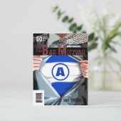 Carte Postale Faire-part Graphic Novel Bar Mitzvah Enregistrer la date Cart (Debout devant)