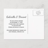 Carte Postale Faire-part Green Pastures Country Ranch Mariage Enregistrer l (Dos)