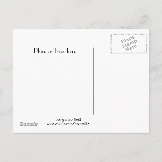 Carte Postale Faire-part Grenouilles paresseuses sur un étang Nouvelle adre (Dos)