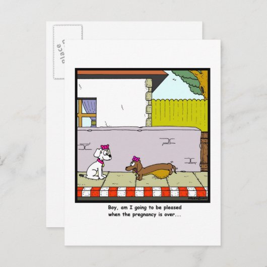 Carte Postale Faire-part Grossesse (Devant / Derrière)