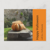 Carte Postale Faire-part Happy Halloween photo citrouille (Devant)
