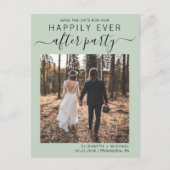 Carte Postale Faire-part Heureusement Jamais Après Mariage Réception Enregi (Devant)