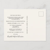 Carte Postale Faire-part Heureusement Jamais Après Photo Cream Mariage Réce (Dos)