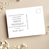 Carte Postale Faire-part Heureusement Jamais Après Photo Enregistrer La Dat