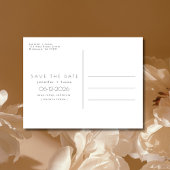 Carte Postale Faire-part Heureux pour toujours Photo Mariage Économisez la 