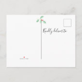 Carte Postale Faire-part Holly New Address Moving (Dos)