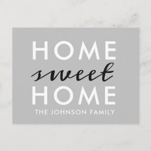 Carte Postale Faire-part Home Sweet Home Nous avons bougé Nouvelle cart