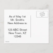 Carte Postale Faire-part Homme vintage avec parapluie (Dos)