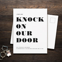 Humour drôle Nouvelle adresse Simple Minimaliste D