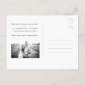 Carte Postale Faire-part Illustration de la porte coloniale traditionnelle  (Dos)