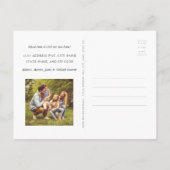 Carte Postale Faire-part Illustration majestueuse de la porte coloniale Aut (Dos)