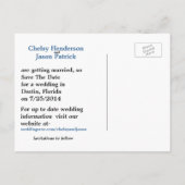 Carte Postale Faire-part Imaginaire Beach Photo personnalisée Mariage Enreg (Dos)