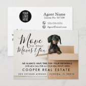 Carte Postale Faire-part immobilier  Déménagez pour ce qui vous anime  Anno (Devant / Derrière)