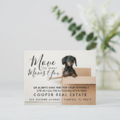 Carte Postale Faire-part immobilier  Déménagez pour ce qui vous anime  Anno (Debout devant)