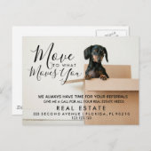 Carte Postale Faire-part Immobilier Déplacer vers ce qui vous déplace Faire (Devant / Derrière)