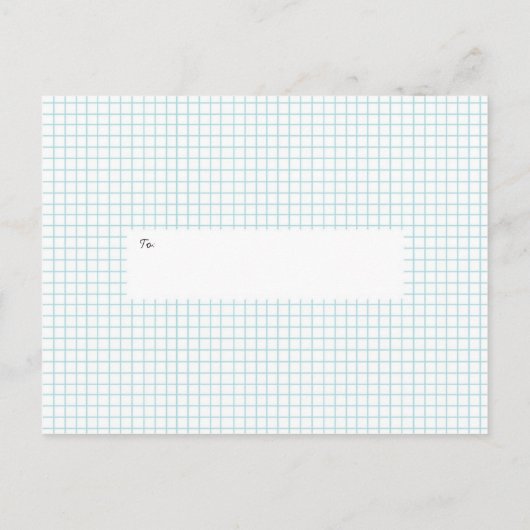 Carte Postale Faire-part Indie Mixtape (Indigo/Purple) Enregistrer la date (Dos)