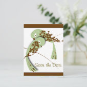 Carte Postale Faire-part Inséparables, Enregistrer la date (Debout devant)