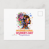 Carte Postale Faire-part International Women's Day (Dos)