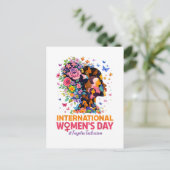 Carte Postale Faire-part International Women's Day (Debout devant)