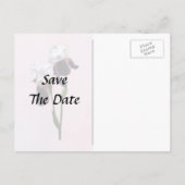 Carte Postale Faire-part Iris amoureux (Dos)