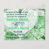 Carte Postale Faire-part Irish Save the Date (Dos)