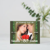 Carte Postale Faire-part Irish Save the Date with Your Photo (Debout devant)