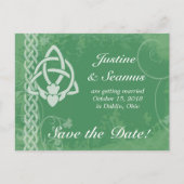 Carte Postale Faire-part Irlande Claddagh (Devant)