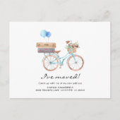 Carte Postale Faire-part J'ai déménagé Boho Chic Aquarelle Moving (Devant)