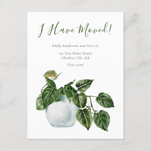 Carte Postale Faire-part J'ai déménagé Nouveau domicile Changement d'adress