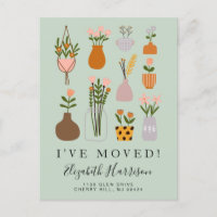 J'ai déménagé Plantes Boho Vert Sauge Déménagement