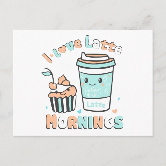 Carte Postale Faire-part J'Aime Les Derniers Matins (Devant)