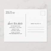 Carte Postale Faire-part Jamaica Tropical Beach Wedding Sauvez les dates (Dos)